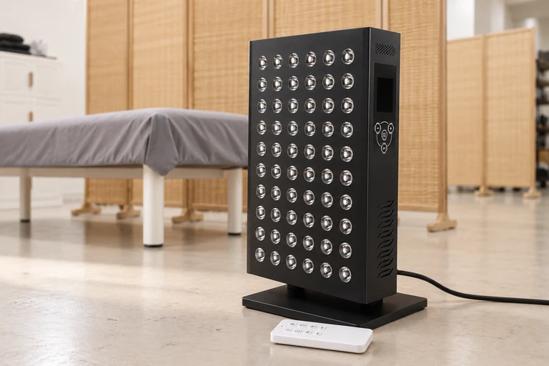 Planned Lumionyx red light therapy panel in an Armos treatment setting